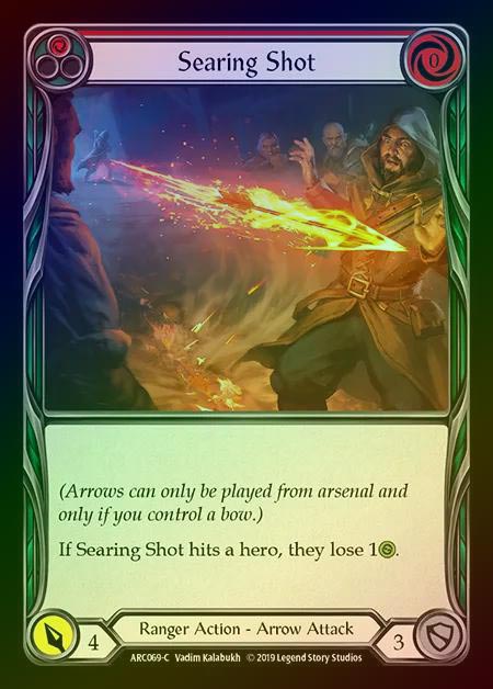 【RF】[Ranger] Searing Shot (red) [1st-ARC069-C] Rainbow Foil