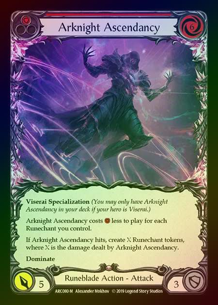 【RF】[Runeblade] Arknight Ascendancy [1st-ARC080-M] Rainbow Foil