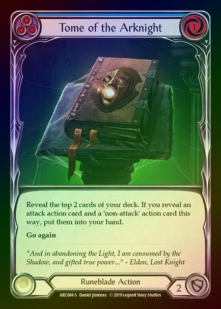 【RF】[Runeblade] Tome of the Arknight [1st-ARC084-S] Rainbow Foil