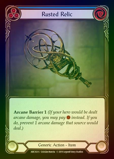 【RF】[Generic] Rusted Relic [1st-ARC163-S] Rainbow Foil