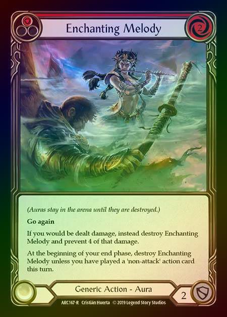 【RF】[Generic] Enchanting Melody (red) [1st-ARC167-R] Rainbow Foil