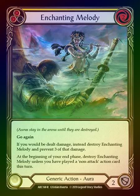 【RF】[Generic] Enchanting Melody (yellow) [1st-ARC168-R] Rainbow Foil