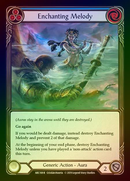 【RF】[Generic] Enchanting Melody (blue) [1st-ARC169-R] Rainbow Foil