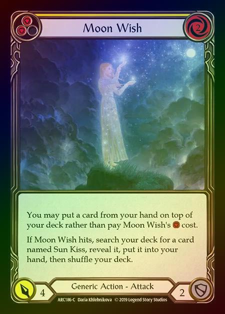【RF】[Generic] Moon Wish (yellow) [1st-ARC186-C] Rainbow Foil