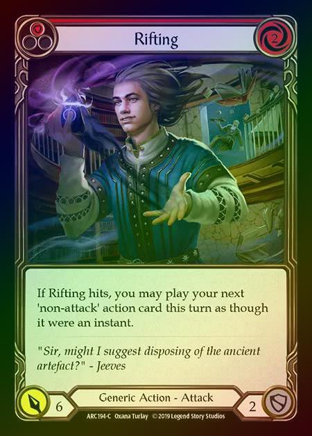 【RF】[Generic] Rifting (red) [1st-ARC194-C] Rainbow Foil