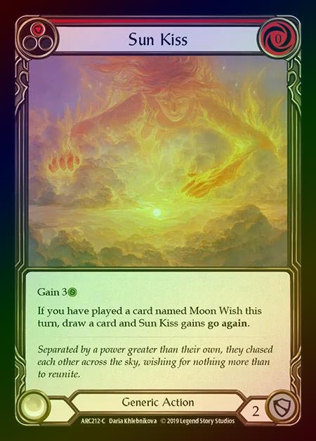 【RF】[Generic] Sun Kiss (red) [1st-ARC212-C] Rainbow Foil