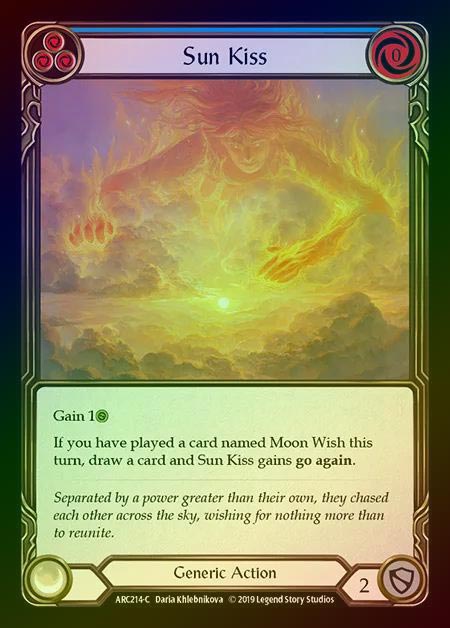 【RF】[Generic] Sun Kiss (blue) [1st-ARC214-C] Rainbow Foil