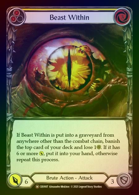 【RF】[Brute] Beast Within [UL-CRU007-M] Rainbow Foil