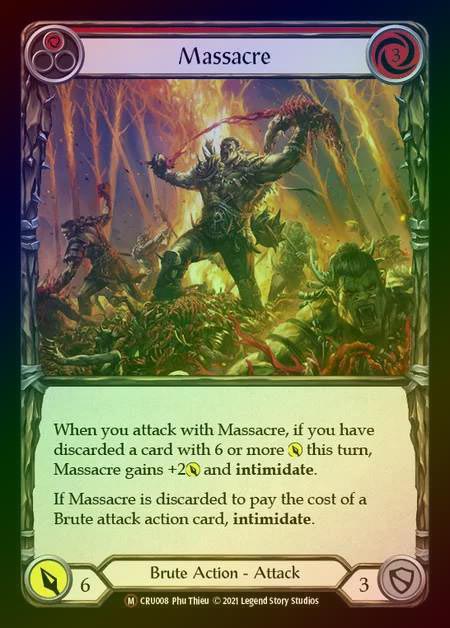 【RF】[Brute] Massacre [UL-CRU008-M] Rainbow Foil