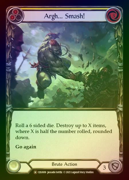 【RF】[Brute] Argh... Smash! [UL-CRU009-M] Rainbow Foil