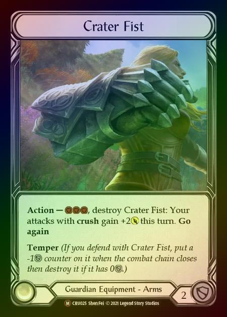 【RF】[Guardian] Crater Fist [UL-CRU025-M] Rainbow Foil