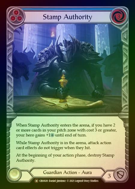 【RF】[Guardian] Stamp Authority [UL-CRU028-M] Rainbow Foil