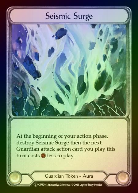 【RF】[Guardian] Seismic Surge [UL-CRU044-C] Rainbow Foil