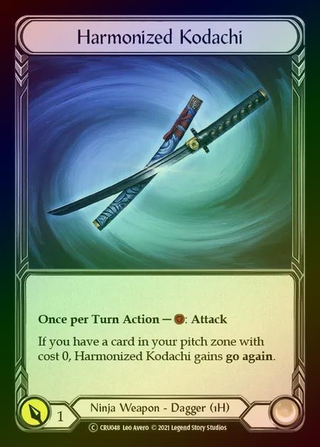 【RF】[Ninja] Harmonized Kodachi [UL-CRU048-C] Rainbow Foil