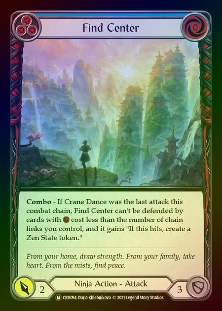 【RF】[Ninja] Find Center [UL-CRU054-M] Rainbow Foil