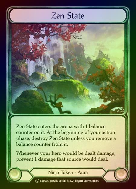 【RF】[Ninja] Zen State [UL-CRU075-C] Rainbow Foil
