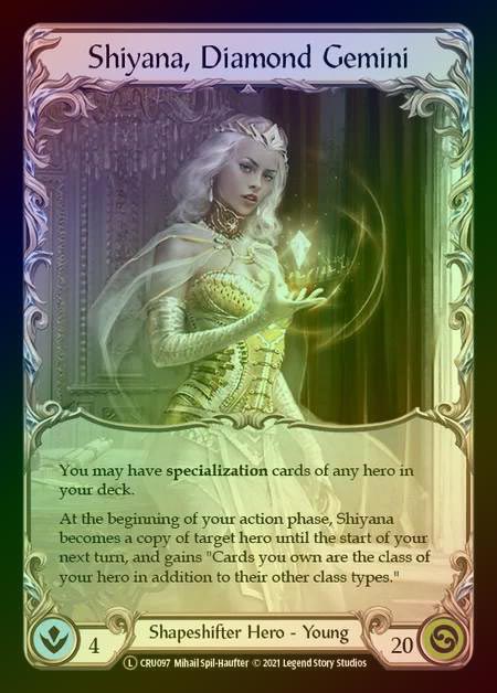 【RF】[Shapeshifter] Shiyana, Diamond Gemini [UL-CRU097-L] Rainbow Foil