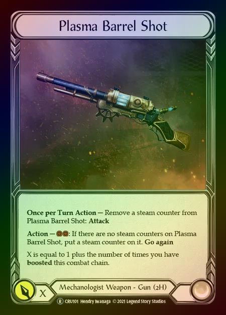 【RF】[Mechanologist] Plasma Barrel Shot [UL-CRU101-R] Rainbow Foil