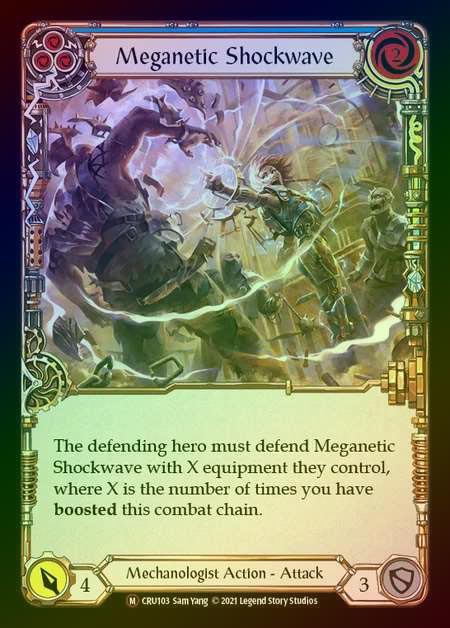 【RF】[Mechanologist] Meganetic Shockwave [UL-CRU103-M] Rainbow Foil