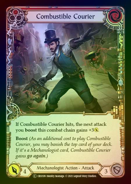 【RF】[Mechanologist] Combustible Courier [UL-CRU109-R] (red) Rainbow Foil