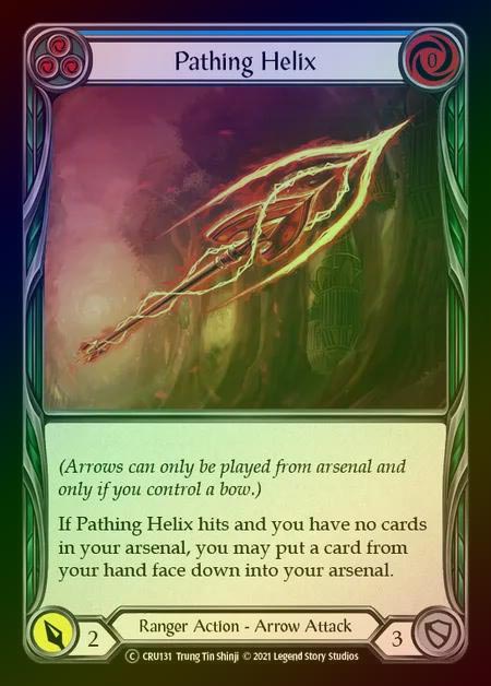 【RF】[Ranger] Pathing Helix [UL-CRU131-C] (blue) Rainbow Foil