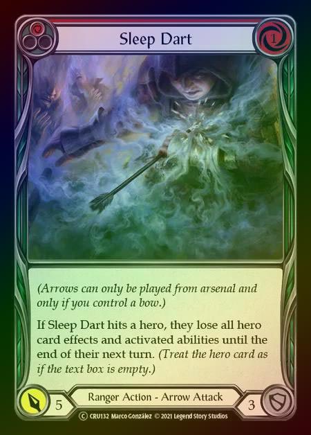 【RF】[Ranger] Sleep Dart [UL-CRU132-C] (red) Rainbow Foil