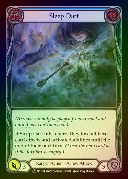 【RF】[Ranger] Sleep Dart [UL-CRU134-C] (blue) Rainbow Foil