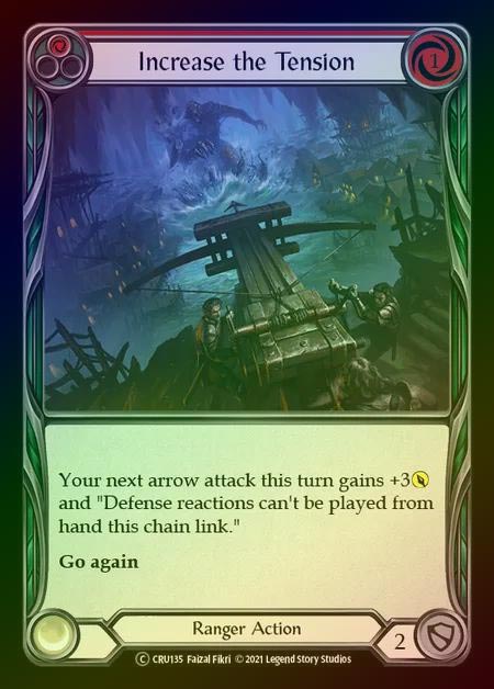 【RF】[Ranger] Increase the Tension [UL-CRU135-C] (red) Rainbow Foil