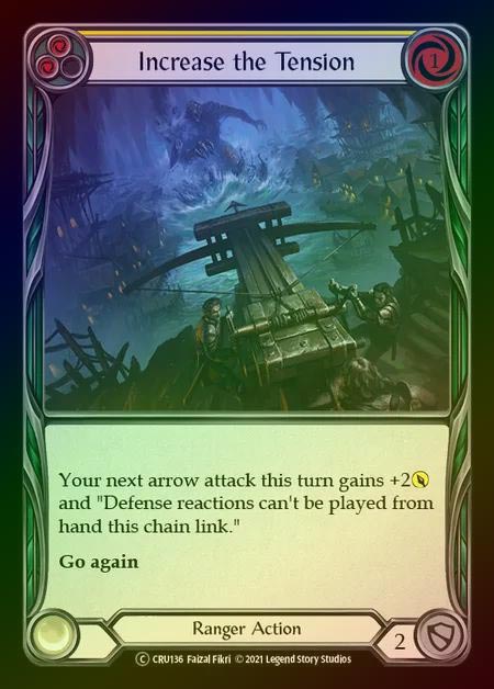 【RF】[Ranger] Increase the Tension [UL-CRU136-C] (yellow) Rainbow Foil