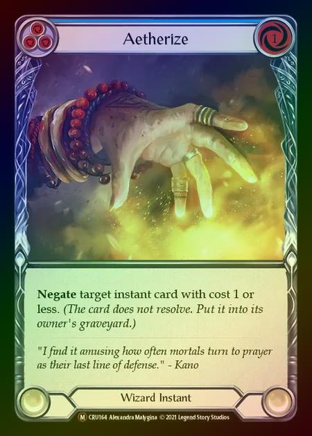 【RF】[Wizard] Aetherize [UL-CRU164-M] Rainbow Foil