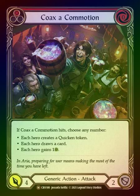 【RF】[Generic] Coax a Commotion [UL-CRU180-M] Rainbow Foil