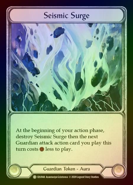 【RF】[Guardian] Seismic Surge [1st-CRU_044-C] Rainbow Foil