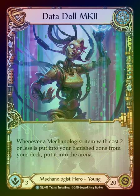【RF】[Mechanologist] Data Doll MKII [1st-CRU_099-R] Rainbow Foil