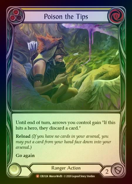 【RF】[Ranger] Poison the Tips [1st-CRU_124-M] Rainbow Foil