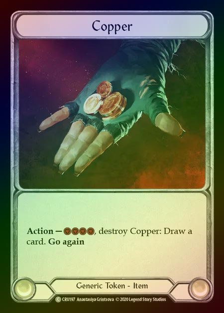 【RF】[Generic] Copper [1st-CRU_197-C] Rainbow Foil