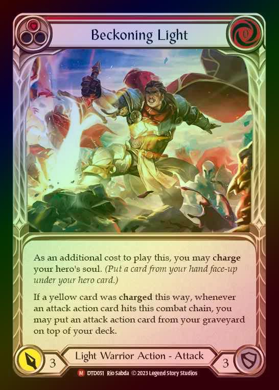 【RF】[Light Warrior] Beckoning Light [DTD051-M] Rainbow Foil
