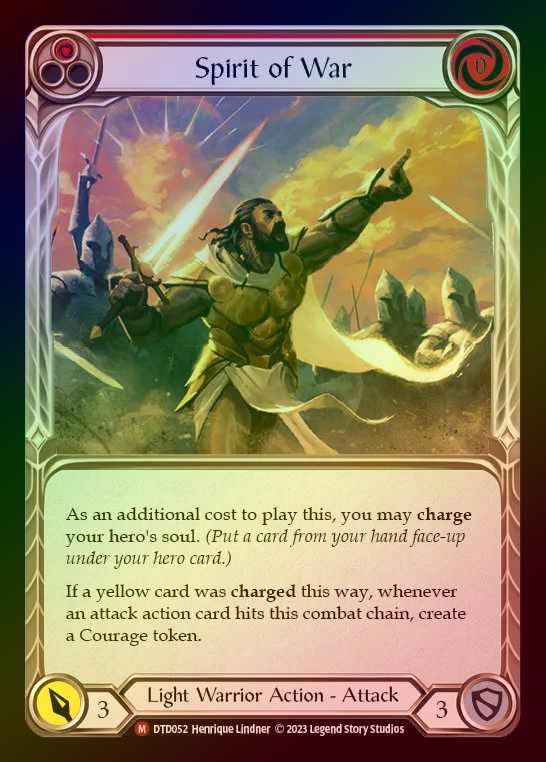 【RF】[Light Warrior] Spirit of War [DTD052-M] Rainbow Foil