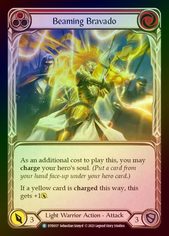 【RF】[Light Warrior] Beaming Bravado [DTD057-R] (red) Rainbow Foil