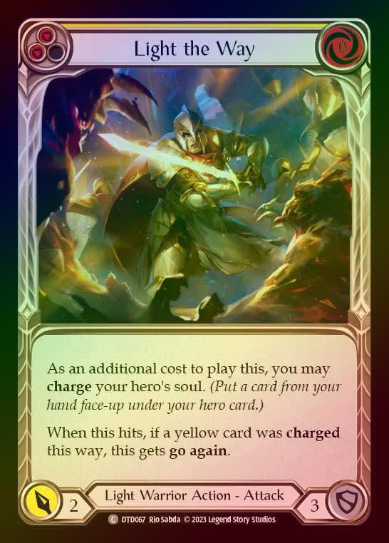 【RF】[Light Warrior] Light the Way [DTD067-C] (yellow) Rainbow Foil