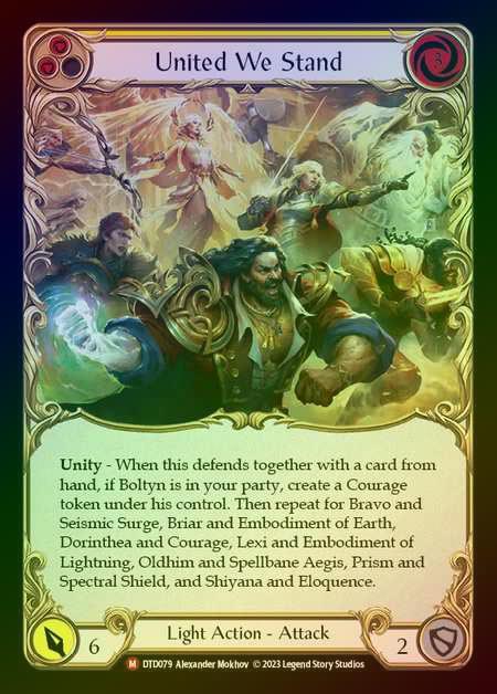 【RF】[Light] United We Stand [DTD079-M] Rainbow Foil