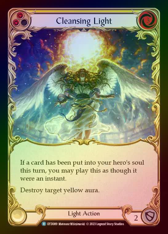 【RF】[Light] Cleansing Light [DTD089-R] (yellow) Rainbow Foil