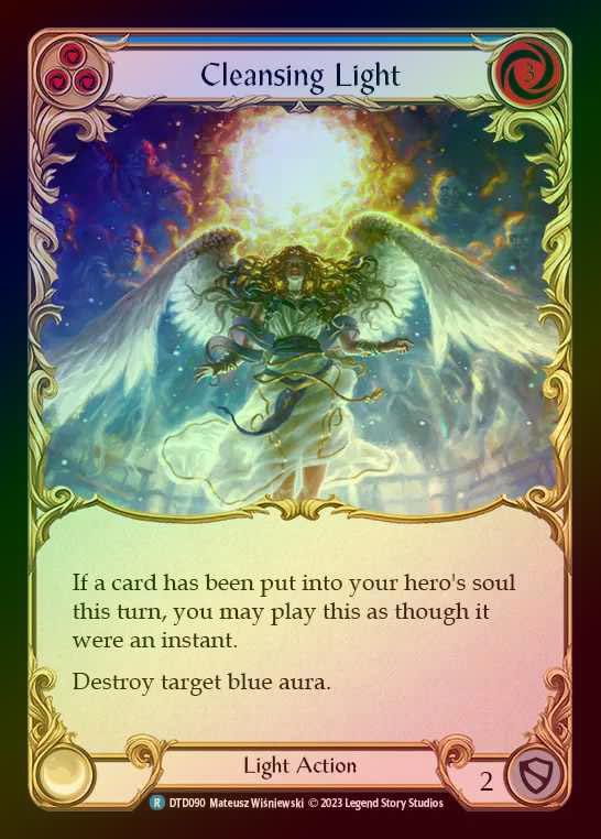 【RF】[Light] Cleansing Light [DTD090-R] (blue) Rainbow Foil