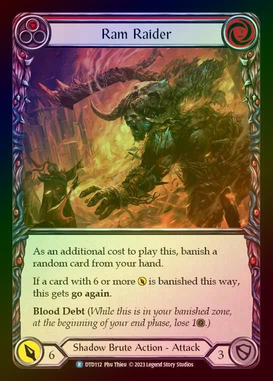 【RF】[Shadow Brute] Ram Raider [DTD112-R] (red) Rainbow Foil