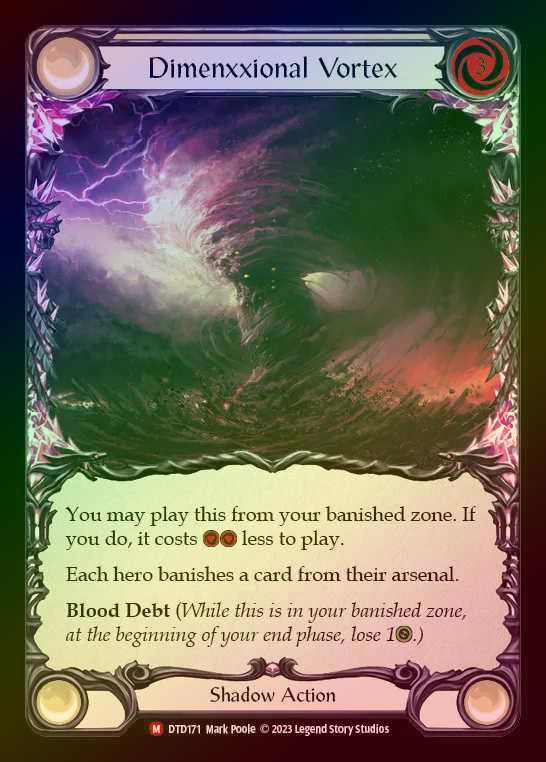 【RF】[Shadow] Dimenxxional Vortex [DTD171-M] Rainbow Foil