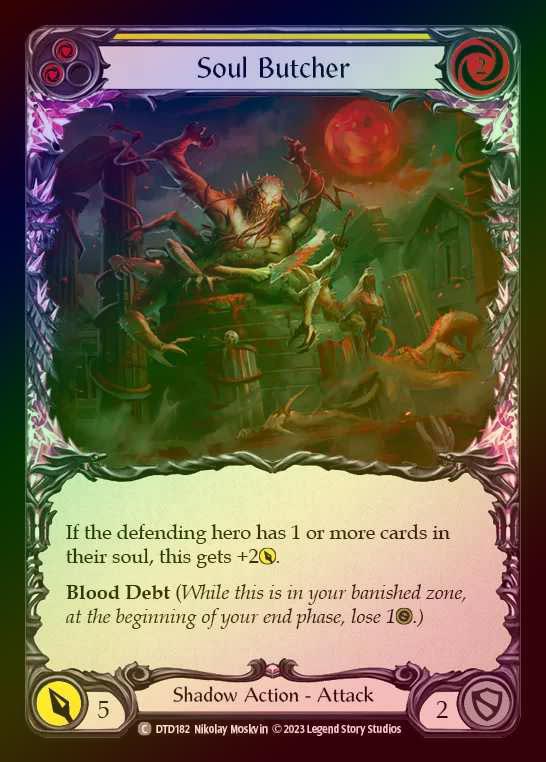 【RF】[Shadow] Soul Butcher [DTD182-C] (yellow) Rainbow Foil