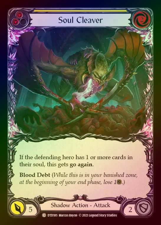 【RF】[Shadow] Soul Cleaver [DTD185-C] (yellow) Rainbow Foil