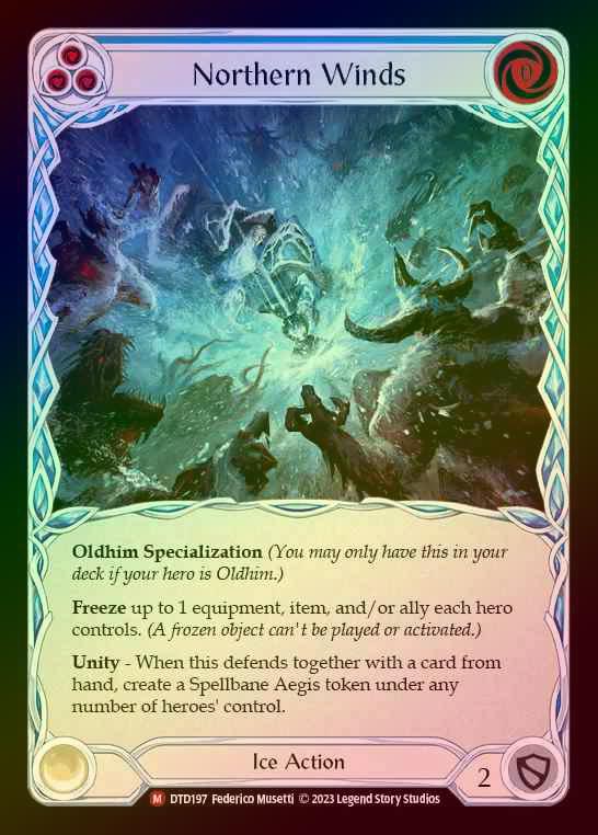 【RF】[Ice] Northern Winds [DTD197-M] Rainbow Foil