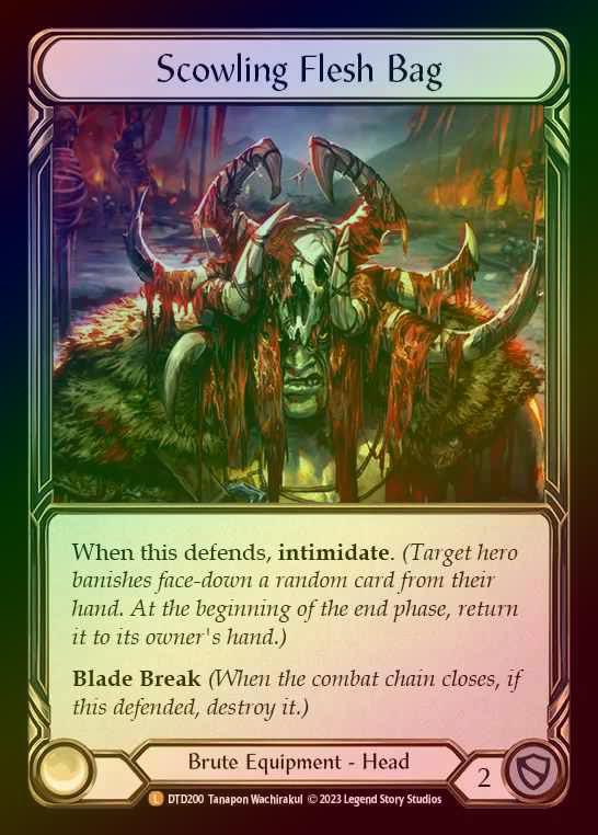 【RF】[Brute] Scowling Flesh Bag [DTD200-L] Rainbow Foil
