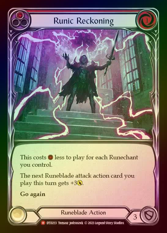 【RF】[Runeblade] Runic Reckoning [DTD213-M] Rainbow Foil