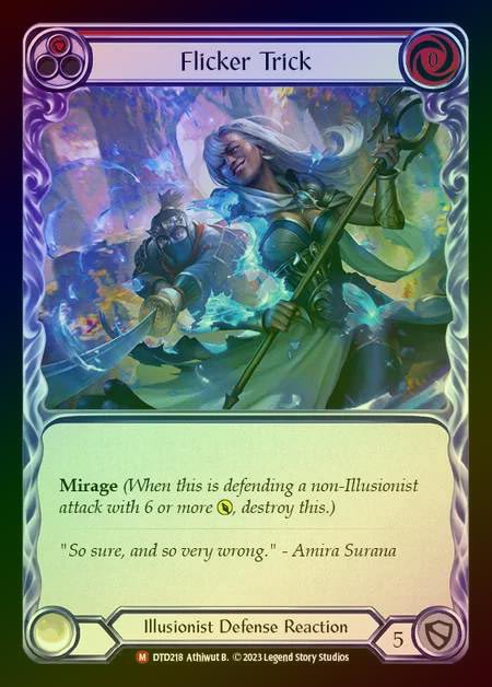 【RF】[Illusionist] Flicker Trick [DTD218-M] Rainbow Foil